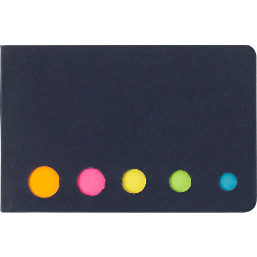Haftnotizen Sticker , schwarz, Karton, Papier, 8,10cm x 0,30cm x 5,40cm (Länge x Höhe x Breite), Bild 2