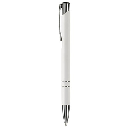 Kugelschreiber Alicante Special , weiß, Aluminium, 13,50cm (Länge), Bild 4
