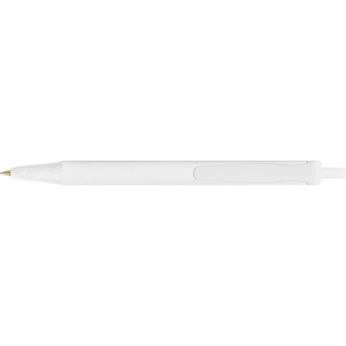 BIC® Clic Stic Kugelschreiber , BiC, weiß, Kunststoff, 1,20cm x 14,00cm (Länge x Breite), Bild 3