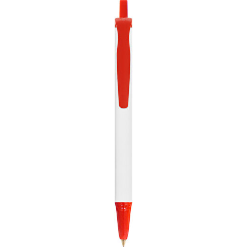 BIC® Clic Stic Kugelschreiber , BiC, rot, Kunststoff, 1,20cm x 14,00cm (Länge x Breite), Bild 1