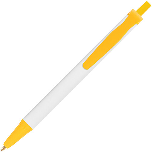 BIC® Clic Stic Kugelschreiber , BiC, gelb, Kunststoff, 1,20cm x 14,00cm (Länge x Breite), Bild 2