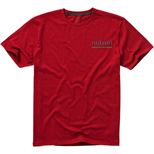 Nanaimo T-Shirt Für Herren , rot, Single jersey Strick 100% BCI Baumwolle, 160 g/m2, XS, , Bild 4