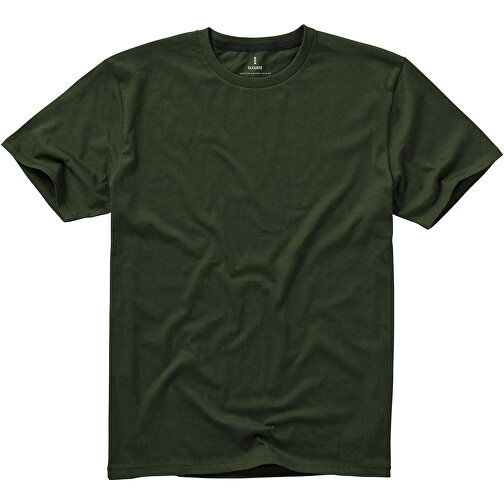 Nanaimo T-Shirt Für Herren , armeegrün, Single jersey Strick 100% BCI Baumwolle, 160 g/m2, S, , Bild 7
