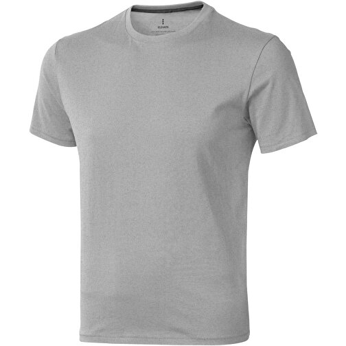 Nanaimo T-Shirt Für Herren , grau meliert, Single jersey Strick 90% Baumwolle, 10% Viskose, 160 g/m2, S, , Bild 1
