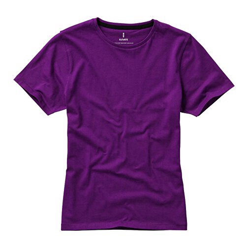 Nanaimo – T-Shirt Für Damen , pflaume, Single jersey Strick 100% BCI Baumwolle, 160 g/m2, XS, , Bild 9