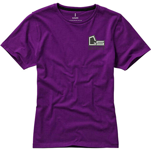 Nanaimo – T-Shirt Für Damen , pflaume, Single jersey Strick 100% BCI Baumwolle, 160 g/m2, XS, , Bild 4