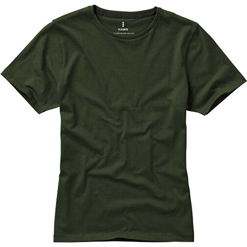 Nanaimo – T-Shirt Für Damen , armeegrün, Single jersey Strick 100% BCI Baumwolle, 160 g/m2, S, , Bild 7