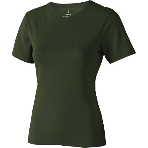 Nanaimo – T-Shirt Für Damen , armeegrün, Single jersey Strick 100% BCI Baumwolle, 160 g/m2, M, , Bild 1