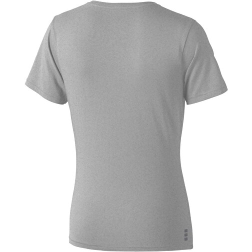 Nanaimo – T-Shirt Für Damen , grau meliert, Single jersey Strick 90% Baumwolle, 10% Viskose, 160 g/m2, S, , Bild 8