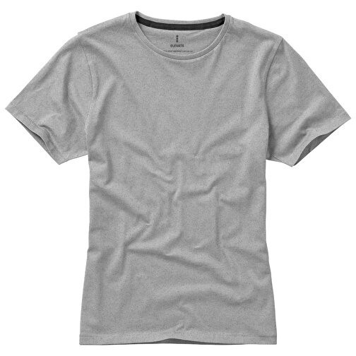 Nanaimo – T-Shirt Für Damen , grau meliert, Single jersey Strick 90% Baumwolle, 10% Viskose, 160 g/m2, XL, , Bild 26