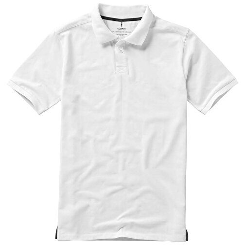 Calgary Poloshirt Für Herren , weiß, Piqué Strick 100% BCI Baumwolle, 200 g/m2, XS, , Bild 25