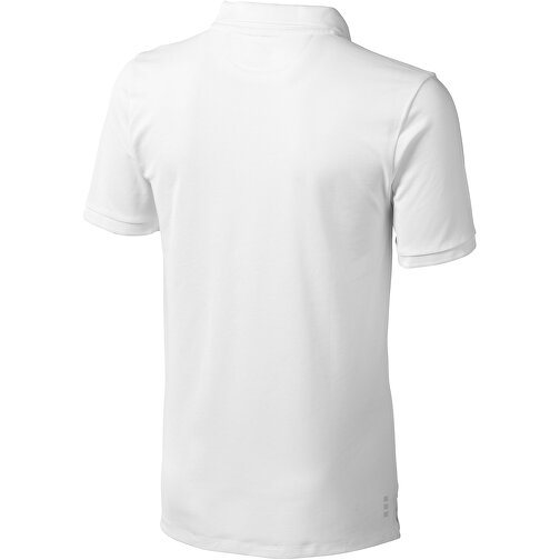 Calgary Poloshirt Für Herren , weiss, Piqué Strick 100% BCI Baumwolle, 200 g/m2, XS, , Bild 4