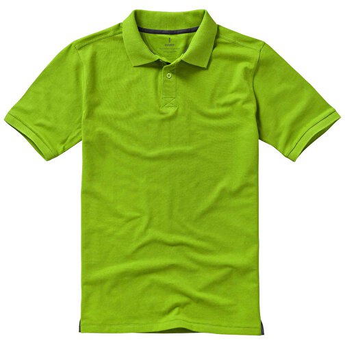 Calgary Poloshirt Für Herren , apfelgrün, Piqué Strick 100% BCI Baumwolle, 200 g/m2, XS, , Bild 6