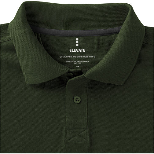 Calgary Poloshirt Für Herren , armeegrün, Piqué Strick 100% BCI Baumwolle, 200 g/m2, XL, , Bild 5