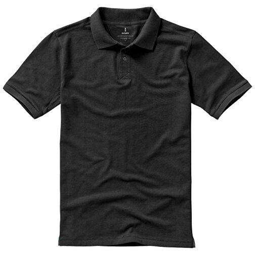 Calgary Poloshirt Für Herren , anthrazit, Piqué Strick 100% BCI Baumwolle, 200 g/m2, XS, , Bild 20