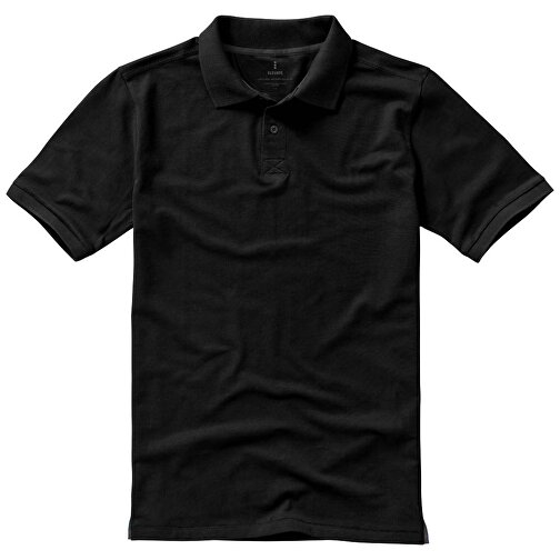 Calgary Poloshirt Für Herren , schwarz, Piqué Strick 100% BCI Baumwolle, 200 g/m2, XS, , Bild 8