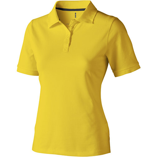 Calgary Poloshirt Für Damen , gelb, Piqué Strick  Baumwolle, 200 g/m2, XL, , Bild 1