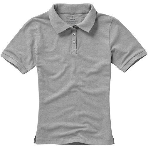 Calgary Poloshirt Für Damen , grau meliert, Piqué Strick 90% Baumwolle, 10% Viskose, 200 g/m2, S, , Bild 27