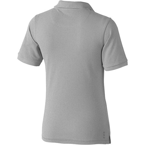 Calgary Poloshirt Für Damen , grau meliert, Piqué Strick 90% Baumwolle, 10% Viskose, 200 g/m2, L, , Bild 2