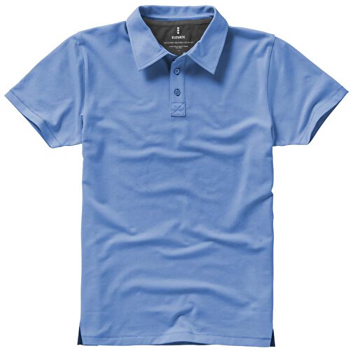 Markham Stretch Poloshirt Für Herren , hellblau, Double Pique Strick 5% Elastan, 95% BCI Baumwolle, 200 g/m2, M, , Bild 13