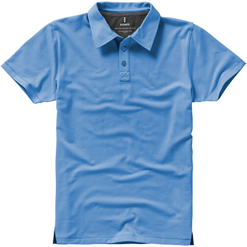 Markham Stretch Poloshirt Für Herren , hellblau, Double Pique Strick 5% Elastan, 95% BCI Baumwolle, 200 g/m2, M, , Bild 26