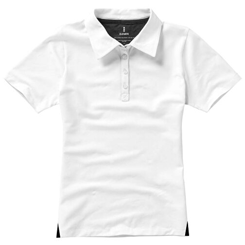 Markham Stretch Poloshirt Für Damen , weiß, Double Pique Strick 5% Elastan, 95% BCI Baumwolle, 200 g/m2, XS, , Bild 10