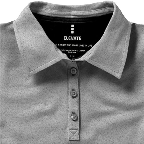 Markham Stretch Poloshirt Für Damen , grau meliert, Double Pique Strick 85% Baumwolle, 10% Viskose, 5% Elastan, 200 g/m2, M, , Bild 6
