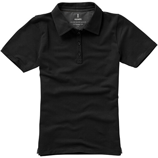 Markham Stretch Poloshirt Für Damen , schwarz, Double Pique Strick 5% Elastan, 95% BCI Baumwolle, 200 g/m2, XS, , Bild 13
