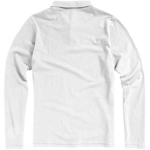 Oakville Langarm Poloshirt Für Herren , weiss, Piqué Strick 100% BCI Baumwolle, 200 g/m2, S, , Bild 21