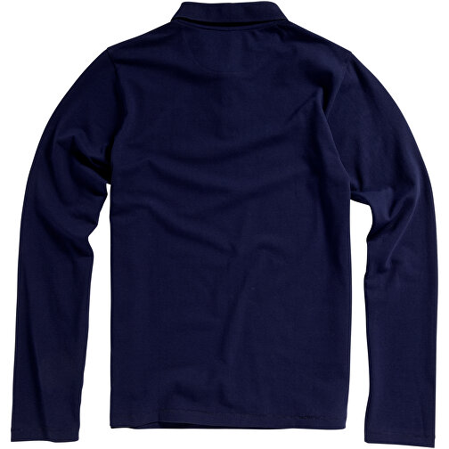 Oakville Langarm Poloshirt Für Herren , navy, Piqué Strick 100% BCI Baumwolle, 200 g/m2, M, , Bild 8