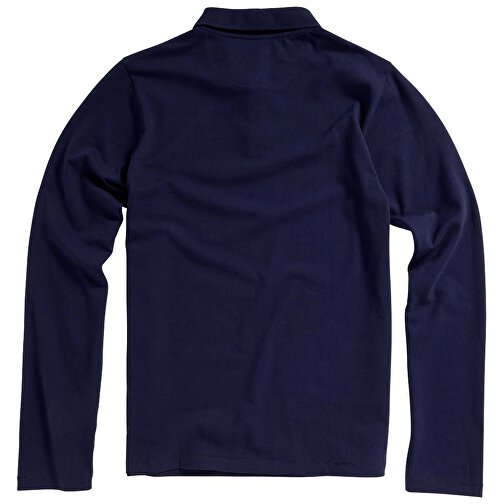 Oakville Langarm Poloshirt Für Herren , navy, Piqué Strick 100% BCI Baumwolle, 200 g/m2, XXL, , Bild 8