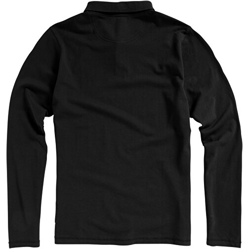 Oakville Langarm Poloshirt Für Herren , schwarz, Piqué Strick 100% BCI Baumwolle, 200 g/m2, XS, , Bild 15