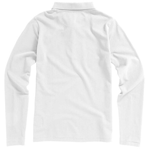 Oakville Langarm Poloshirt Für Damen , weiss, Piqué Strick 100% BCI Baumwolle, 200 g/m2, L, , Bild 17
