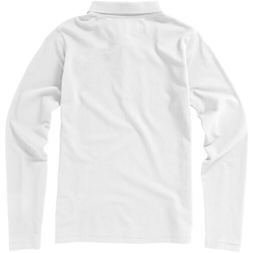 Oakville Langarm Poloshirt Für Damen , weiss, Piqué Strick 100% BCI Baumwolle, 200 g/m2, XL, , Bild 22
