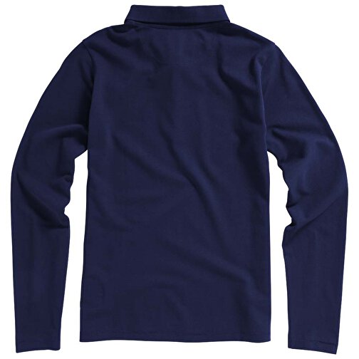 Oakville Langarm Poloshirt Für Damen , navy, Piqué Strick 100% BCI Baumwolle, 200 g/m2, M, , Bild 10