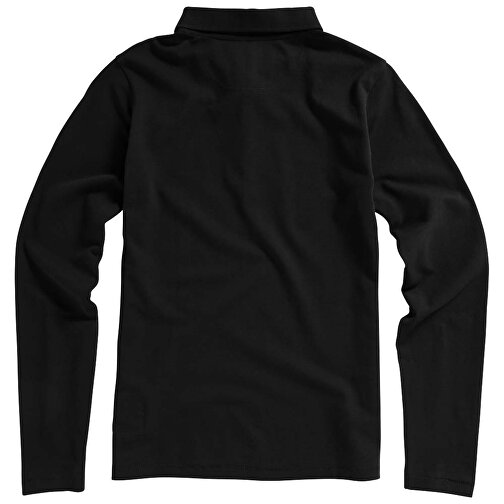 Oakville Langarm Poloshirt Für Damen , schwarz, Piqué Strick 100% BCI Baumwolle, 200 g/m2, XL, , Bild 25