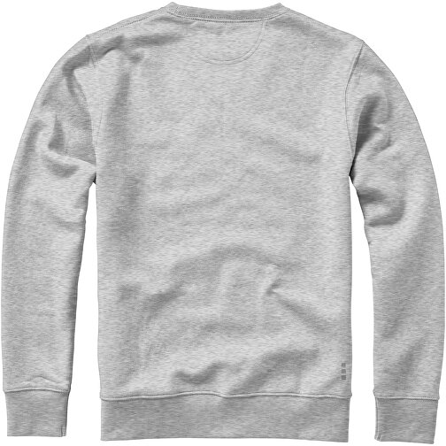 Surrey Sweatshirt Mit Rundhalsausschnitt Unisex , grau meliert, Strick 82% Baumwolle, 10% Viskose, 8% Polyester, 300 g/m2, S, , Bild 4