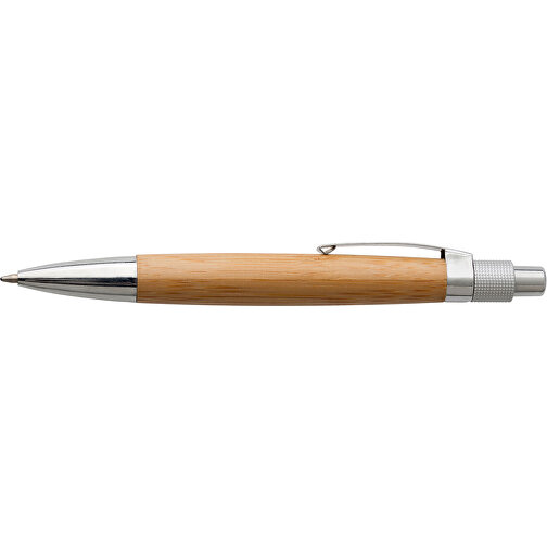 Kugelschreiber Pablo , braun, ABS, Metall, Bambus, , Bild 3