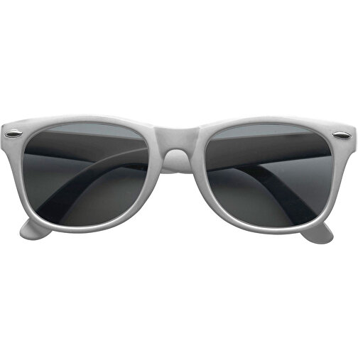 Sonnenbrille Aus Kunststoff Kenzie , silber, PVC, PC, 15,00cm x 4,60cm x 14,00cm (Länge x Höhe x Breite), Bild 1
