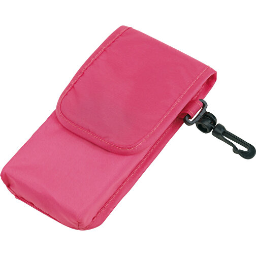 Einkaufstasche SHOPPY , pink, 190T Polyester, 38,00cm x 42,00cm (Länge x Breite), Bild 1