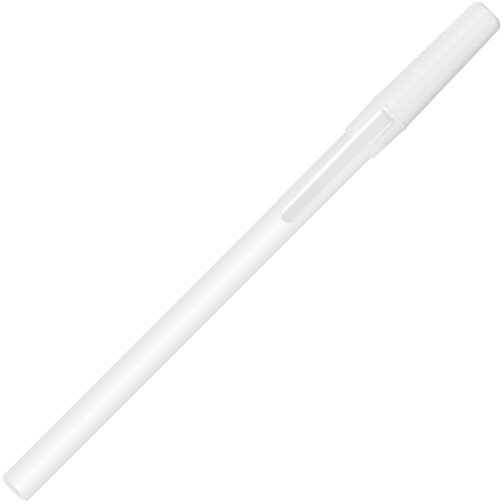 BIC® Round Stic® Kugelschreiber , BiC, weiß, Kunststoff, 1,20cm x 15,00cm (Länge x Breite), Bild 2