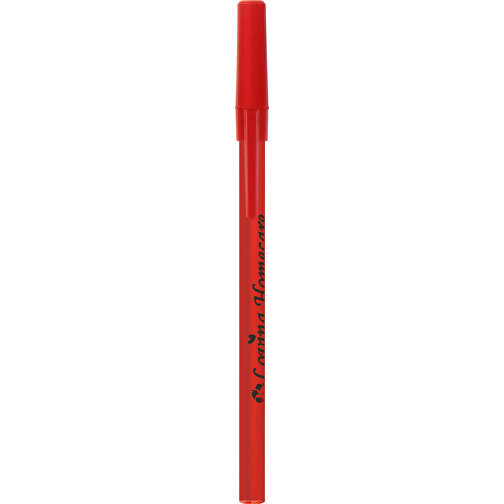 BIC® Round Stic® Kugelschreiber , BiC, rot, Kunststoff, 1,20cm x 15,00cm (Länge x Breite), Bild 4