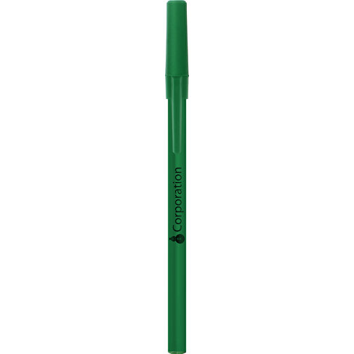 BIC® Round Stic® Kugelschreiber , BiC, grün, Kunststoff, 1,20cm x 15,00cm (Länge x Breite), Bild 5