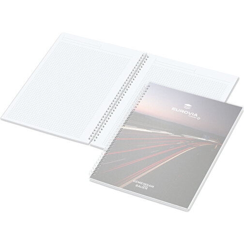 Notizbuch Bizz-Book Polyprop Bestseller A4-Plus , individuell, Hochweißes Schreibpapier 80 g/m², 29,70cm x 22,50cm (Länge x Breite), Bild 1