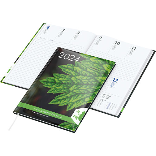 Buchkalender Media Bestseller Inkl. 4C-Druck, Gloss-individuell , gloss-individuell, Papier, 24,50cm x 17,50cm (Länge x Breite), Bild 1