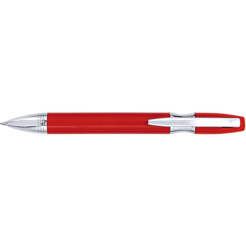 Kugelschreiber Pilman , rot, Aluminium, 13,00cm (Breite), Bild 3