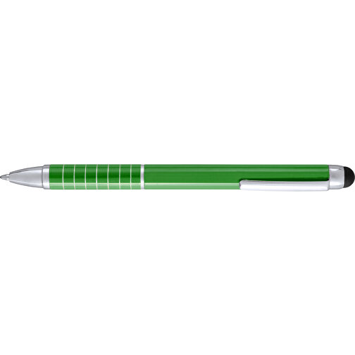Kugelschreiber Pointer Minox , grün, Aluminium, 12,50cm (Breite), Bild 3