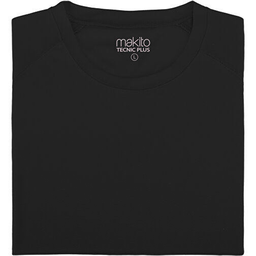 Erwachsene T-Shirt Tecnic Plus , schwarz, 100% Polyester 135 g/ m2, XL, , Bild 1