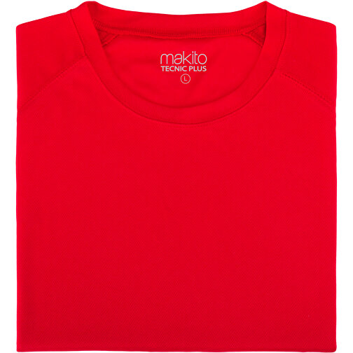 Erwachsene T-Shirt Tecnic Plus , rot, 100% Polyester 135 g/ m2, XXL, , Bild 1