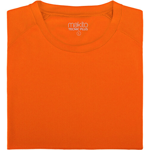 Erwachsene T-Shirt Tecnic Plus , orange, 100% Polyester 135 g/ m2, L, , Bild 1